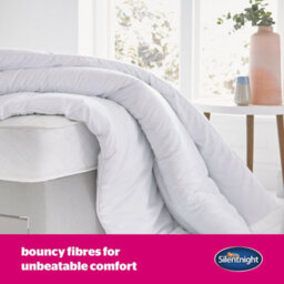 Silentnight Ultrabounce 13.5 Tog Duvet, White, King - thumbnail 3