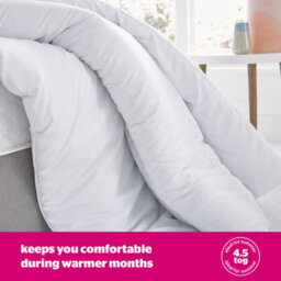 Silentnight Ultrabounce 13.5 Tog Duvet, White, King - thumbnail 6