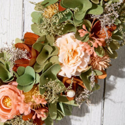 Dibor Traditional Floral Summer Door Wreath Spring Wreath 38Cm - thumbnail 4