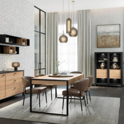 Furniture To Go High Rock Dining Table In Riviera Oak - thumbnail 6