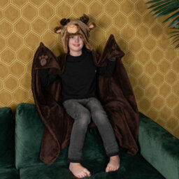 Noxxiez Kids Animal Hooded Blanket - Reindeer - thumbnail 3