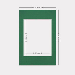 Ak Frames 6X4 Emerald Picture Mounts To Fit 4X3 Aperture Size - Mount Board Only (No Frame Included) - thumbnail 3