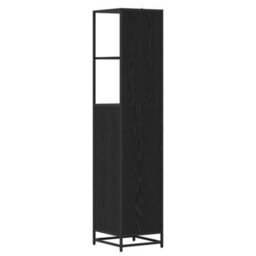 Walplus Bathroom Cabinet With Drawer Black Oak 35 X 37.5 X 166 Cm - thumbnail 8
