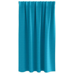 Berkfield Curtains With Curtains 2 Pcs Turquoise 140 X 140 Cm Polyester - thumbnail 3