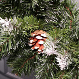 Snowtime 60Cm Snow King Fir Artificial Christmas Wreath - thumbnail 2
