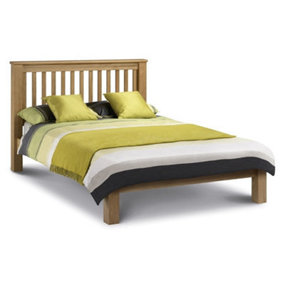 Ashfield Premium Shaker Style Oak Bed Frame - Low Foot End - Super King Size 6Ft (180Cm)