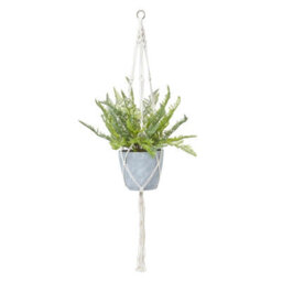 Homescapes Artificial Green Handcrafted Fern Hanging Plant, 95 Cm - thumbnail 1