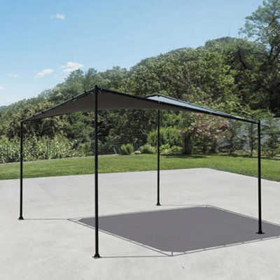 Primrose 3.5M Square Portable Powder Coated Metal Frame With Waterproof Sail Shade - image 1