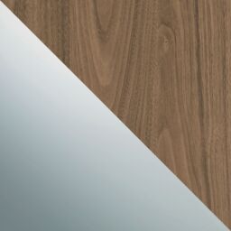 Spacepro Shaker 1 Panel Mirrored Carini Walnut Effect Framed Sliding Wardrobe Door Set Of 3 (H)2220mm (W)2136mm - thumbnail 2