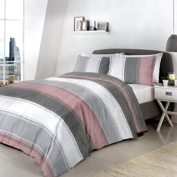 Fusion Betley Classic Wide Stripe Duvet Cover Set - thumbnail 1