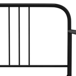 Vidaxl Sofa Bed Frame Without Mattress Black Metal 90X200 Cm - thumbnail 7