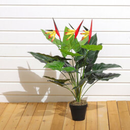 Living And Home Artificial Plant House Plant Indoor Plant Bird Of Paradise Tree In Black Pot 75 Cm - thumbnail 2