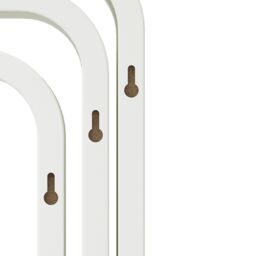 GoodHome Cusko Satin White Cube Shelf (L)32.5Cm X (D)15.5Cm, Set Of 3 - thumbnail 6