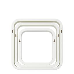 GoodHome Cusko Satin White Cube Shelf (L)32.5Cm X (D)15.5Cm, Set Of 3 - thumbnail 7