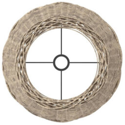 Vidaxl Lamp Shade Brown 50X30 Cm Wicker Lamp Shades - thumbnail 5