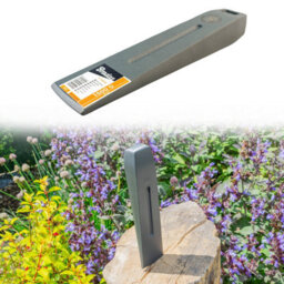 1.5Kg Solid Steel Log Splitting Wedge Kt Sk0150  Heavy Duty 5Cm Cutting Edge - thumbnail 1