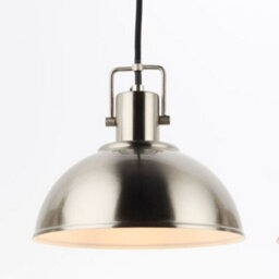 Evuhome Saxby Kella Four Light Led Bar Pendant - Satin Nickel & Matt Black Finish - thumbnail 3