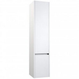 Clifton Bathroom Wall Mounted Tall Storage Unit 350mm Wide - White - (Urban) - Brassware Not Included - thumbnail 1