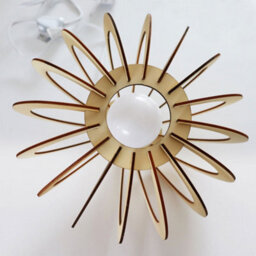 Danese Tripod Table Lamp (Oak Shade) - thumbnail 5