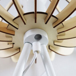 Danese Tripod Table Lamp (Oak Shade) - thumbnail 6