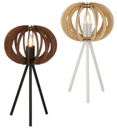 Danese Tripod Table Lamp (Oak Shade) - thumbnail 4