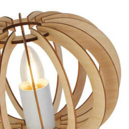 Danese Tripod Table Lamp (Oak Shade) - thumbnail 3