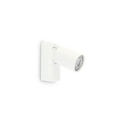 Ideal Lux Luminosa Rudy Indoor Spotlight Wall Lamp 1 Light White, Gu10