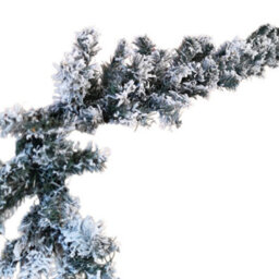 Samuel Alexander 9Ft (2.7M) Christmas Snow Flocked Woodcote Fir Garland - thumbnail 5
