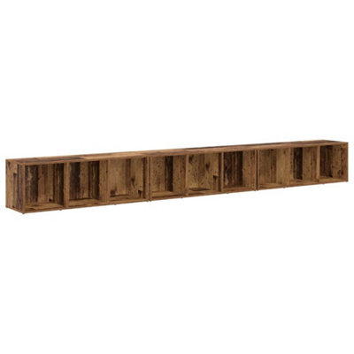 Berkfield Stylish Tv Cabinet 3 Pcs Old Wood Engineered Wood - image 1