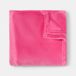 Ohs Ultra Soft Flannel Fleece Throw Blanket, Hot Pink - 150 X 200Cm - thumbnail 4