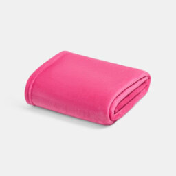 Ohs Ultra Soft Flannel Fleece Throw Blanket, Hot Pink - 150 X 200Cm - thumbnail 3