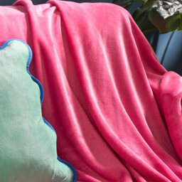 Ohs Ultra Soft Flannel Fleece Throw Blanket, Hot Pink - 150 X 200Cm - thumbnail 2