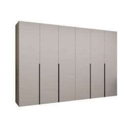 Arte Soothing Cashmere Hinged Door Wardrobe 300Cm - Calm Storage For Spacious Living - thumbnail 2