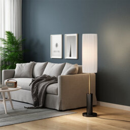 Darphe Modern Fabric Floor Lamp, Living Room Decorative Floor Lamp , E27 Lamp Base - thumbnail 2