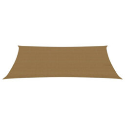 Berkfield Sunshade Sail 160 G/m2 Taupe 2X4.5 M Hdpe - thumbnail 2