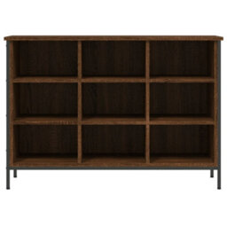 Berkfield Shoe Cabinet Brown Oak 100X35X70 Cm Engineered Wood - thumbnail 4