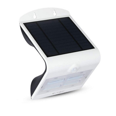 V-Tac 3W Solar Led Outdoor Lamp With Pir Sensor - Ip65 Waterproof Lighting