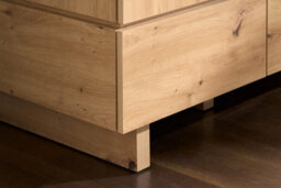 Amos Mann Furniture Erma Artisan Oak Effect 2 Door 2 Drawer Double Wardrobe - thumbnail 3