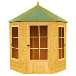 Shire Gazebo Summerhouse Shiplap Summerhouse Garden Sun Room Approx 6 X 6 Feet - thumbnail 1