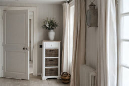 Statement Furniture Florence Tallboy With Drawer And 3 Storage Baskets - White - thumbnail 2