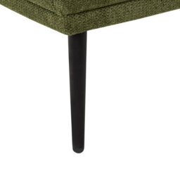 Beliani Left-Hand Chaise Longue Artheze Fabric Dark Green - thumbnail 6