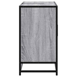 Walplus Bathroom Sink Cabinet Grey Sonoma 80X33X60 Cm Engineered Wood - thumbnail 7