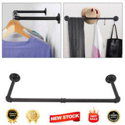1 X 81Cm Wall Mounted Clothes Rail - thumbnail 4