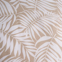 OHS Tropical Leaf Duvet Cover Reversible Bedding Set, Natural - King - thumbnail 5