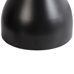 Beliani Side Table Ituna Ceramic Black/ White - thumbnail 5