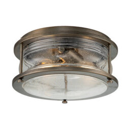 Luminosa Lighting Elstead Kichler Ashland Bay Outdoor Decorative Flush Burnished Bronze, Ip44