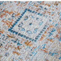 The Rugs Villeroy & Boch 1767 Indoor Outdoor Rug - Flat Woven Durable Polyester In Blue - thumbnail 2
