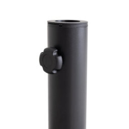 Charles Bentley 15Kg Round Concrete Parasol Base Umbrella Stand In Grey - thumbnail 6
