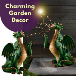 Smart Solar Solar Led Dragon Garden Ornament - thumbnail 3