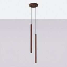 Sollux Lighting Pastelo Steel Brown 2 Lights Modern Pendant Lamps - thumbnail 2